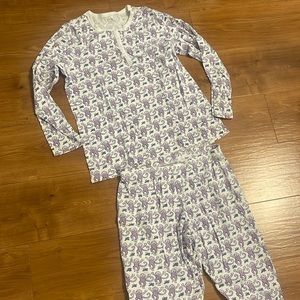 Roller Rabbit Monkey Pajamas in Lavender